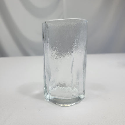 Set 12 Vasos Glacé de Vidrio Texturizado Transparente