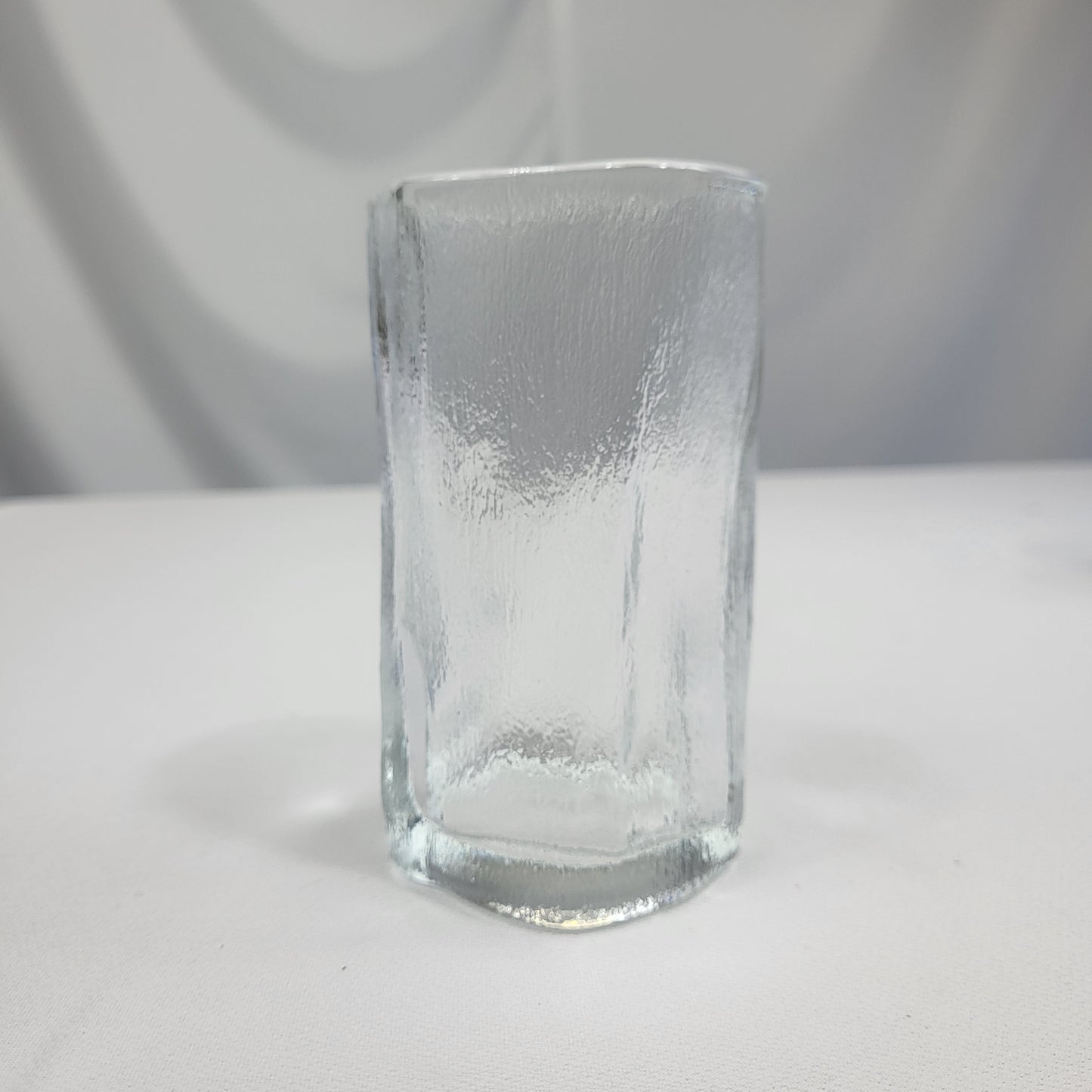 Set 12 Vasos Glacé de Vidrio Texturizado Transparente