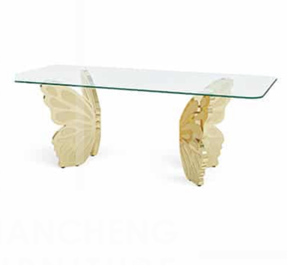 Mesa de Comedor de Diseño Contemporáneo - Cristal y Acero180x90x75 Alta calidad