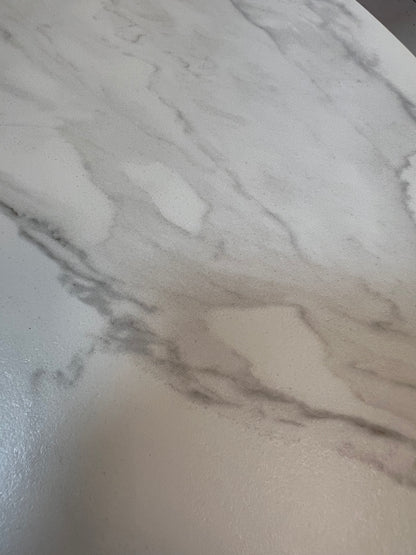 Set 2 mesas de centro con base de MDF efecto mármol