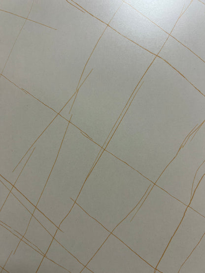 Tocador elegante con silla y espejo led blanco y dorado