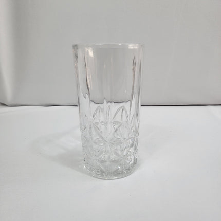 Set 12 Vasos Bond de Cristal Transparente Tallado