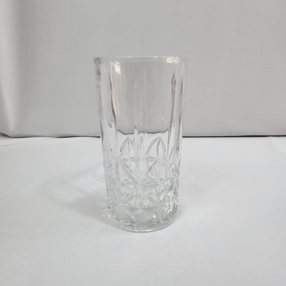 Set 12 Vasos Bond de Cristal Transparente Tallado