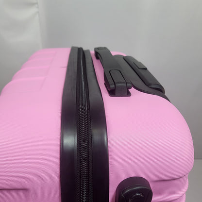 Set de Maletas Travel Pro 3 Piezas – Rosa Rígido con Ruedas 360°