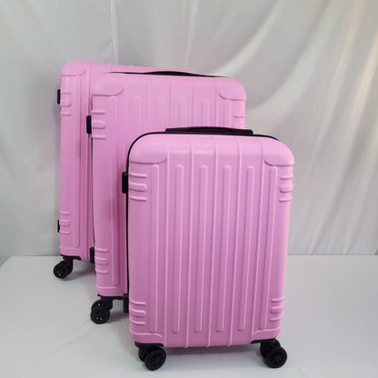 Set de Maletas Travel Pro 3 Piezas – Rosa Rígido con Ruedas 360°