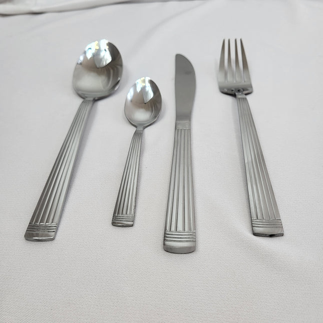 Cubertería Alinea 24 Piezas de Acero Inoxidable Plateado