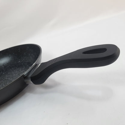 Set de 3 Sartenes Stone Black 20/24/28 cm – Antiadherentes, Negro