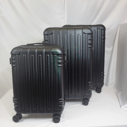 Set de Maletas Travel Pro 3 Piezas – Negro Rígido con Ruedas 360°