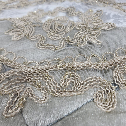 Conjunto de cama de luxo Marianna – colcha acolchoada com renda
