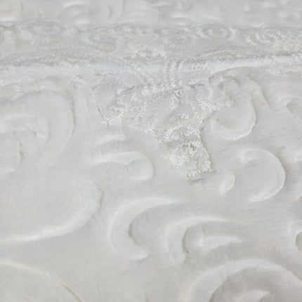 Conjunto de cobertores Banu Cream – Elegância e aconchego para seu quarto