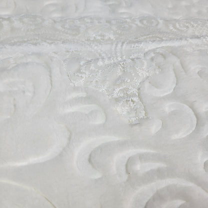 Conjunto de cobertores Banu Cream – Elegância e aconchego para seu quarto