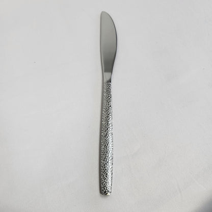 Set de 24 Piezas de Cubiertos de Acero Inoxidable con Mango Textura Piedra