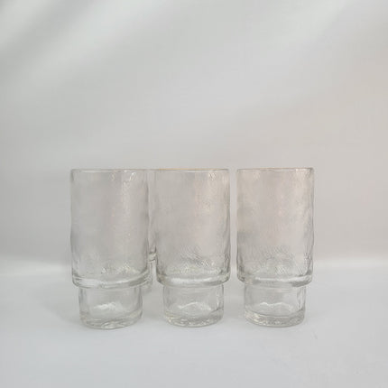 Vaso de Vidrio Texturizado Artesanal