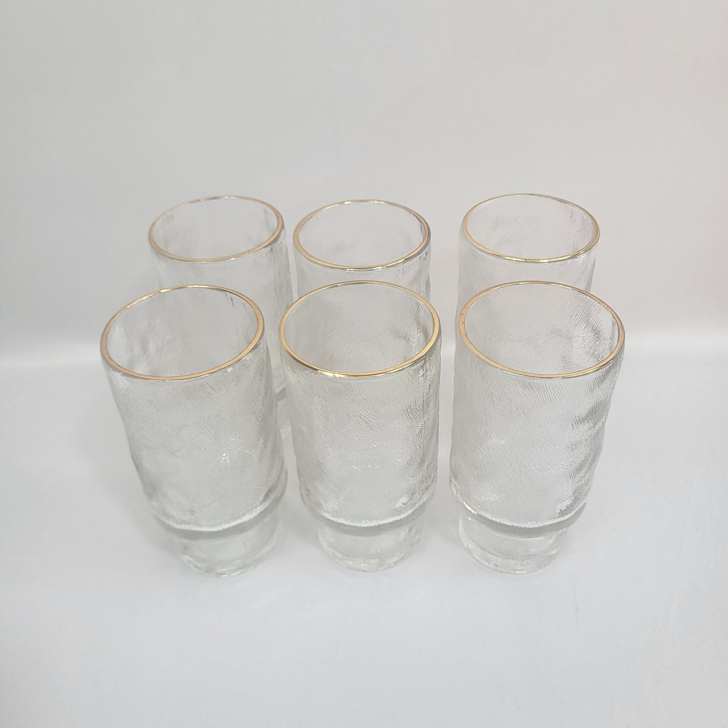 Vaso de Vidrio Texturizado Artesanal