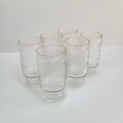 Vaso de Vidrio Texturizado Artesanal