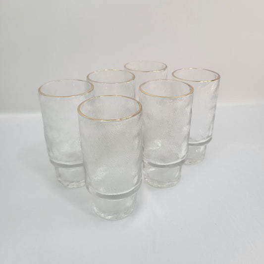 Vaso de Vidrio Texturizado Artesanal
