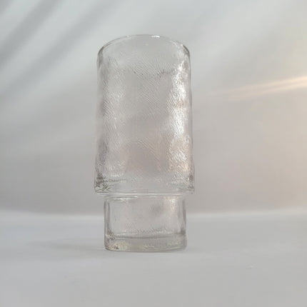 Vaso de Vidrio Texturizado Artesanal