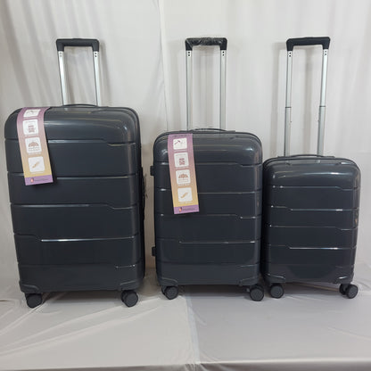 Maleta de Viaje con Ruedas 360º – Disponible en Tamaño Pequeño, Mediano y Grande - GRIS OSCURO