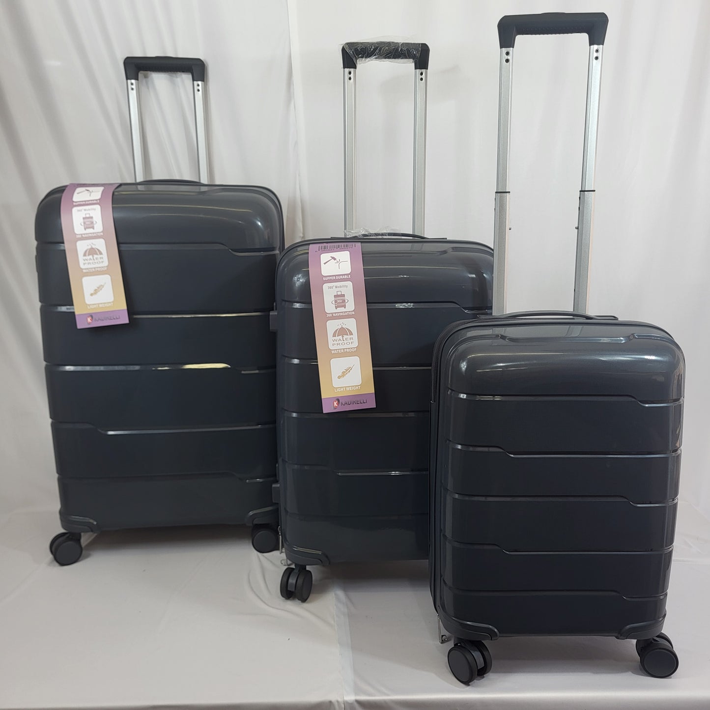 Set de Maletas de Viaje Rígidas Premium (Juego de 3 Piezas)