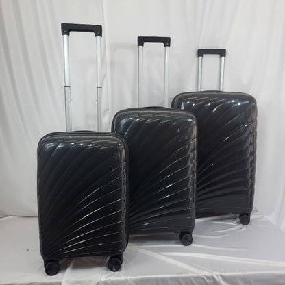 Maleta de Viaje con Ruedas 360º – Disponible en Tamaño Pequeño, Mediano y Grande - NEGRO