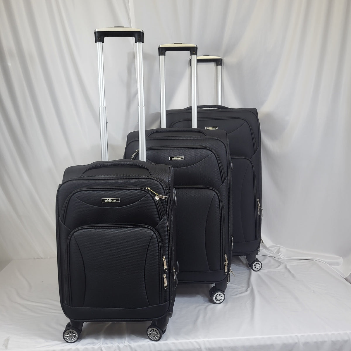 Set de 3 Maletas de Viaje  — Diseño Ligero y Resistente — 4 Ruedas 360º
