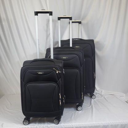 Set de 3 Maletas de Viaje  — Diseño Ligero y Resistente — 4 Ruedas 360º