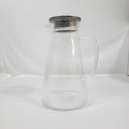 Jarra de Cristal Liria con Infusor y Tapa Metálica 🍵