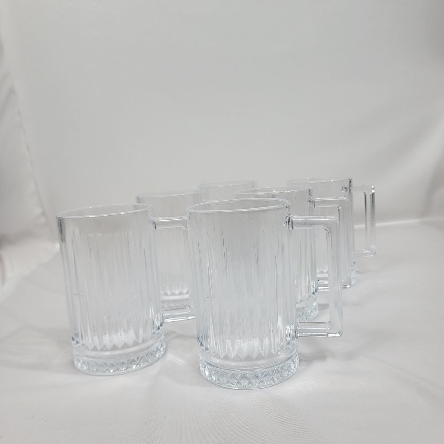 Set de 6 Vasos de Cristal Aris con Asa ✨