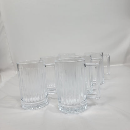 Set de 6 Vasos de Cristal Aris con Asa ✨