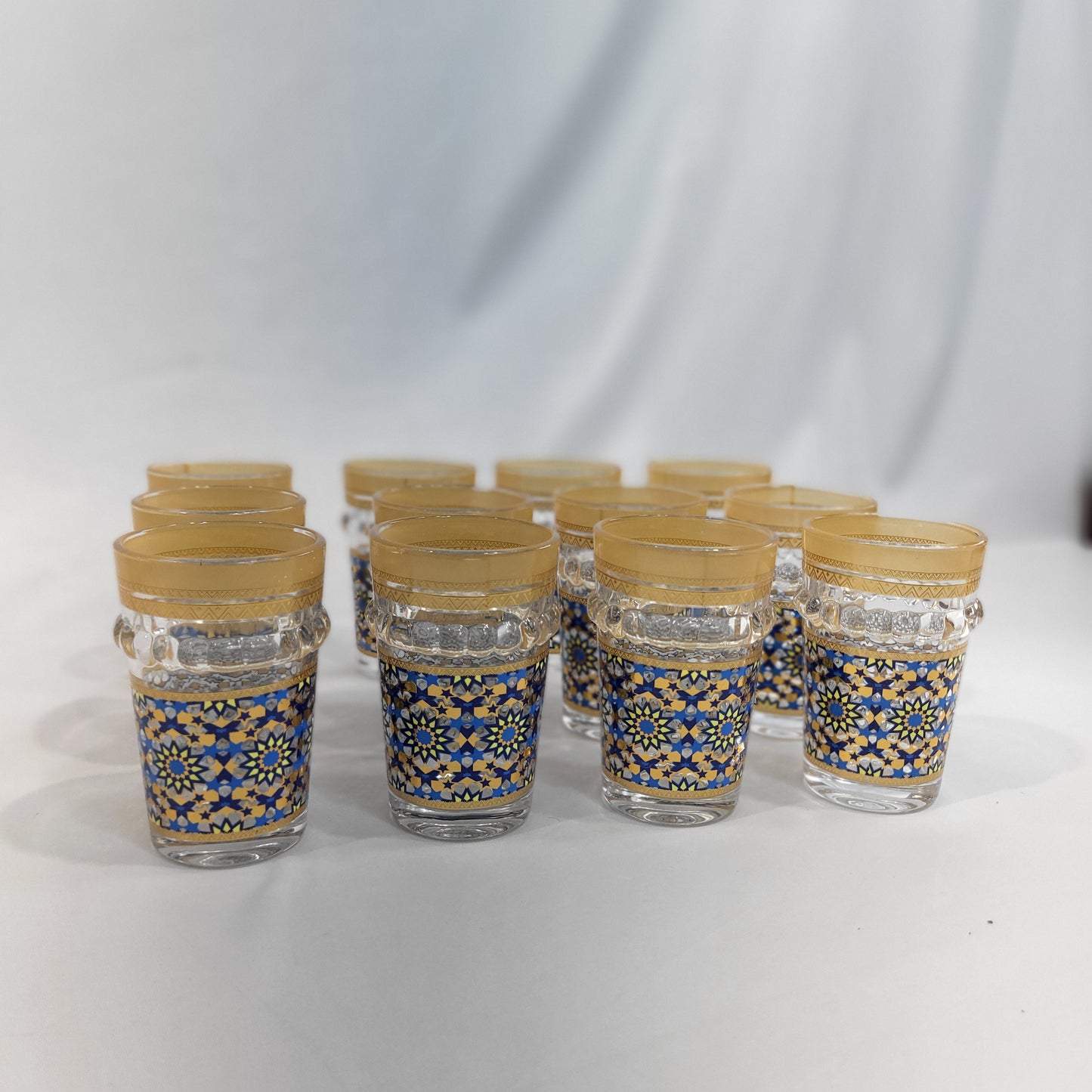 Pack 12 vasos de té estilo Fesi