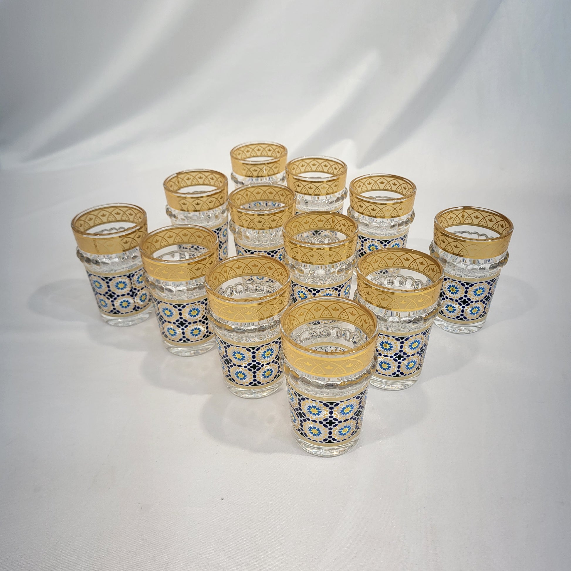 Pack 6 vasos de té estilo Fesi - vista frontal