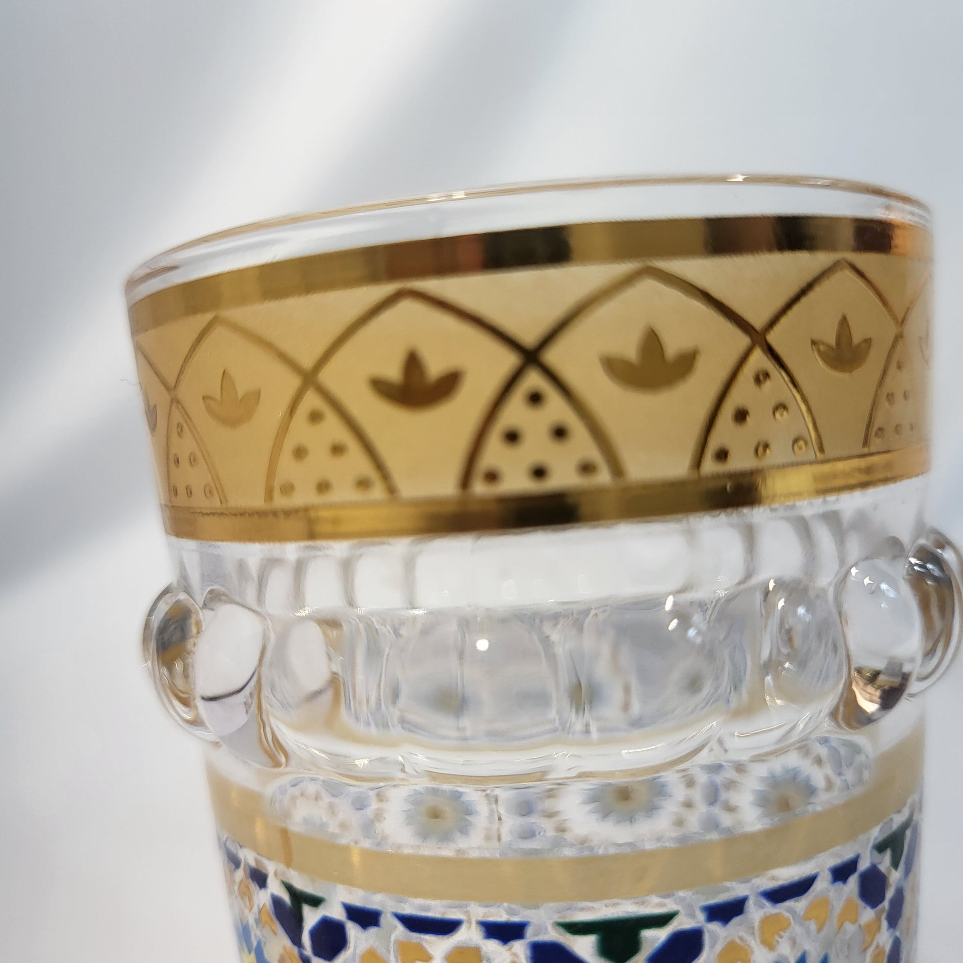 Vaso de té Fesi - detalle mosaico
