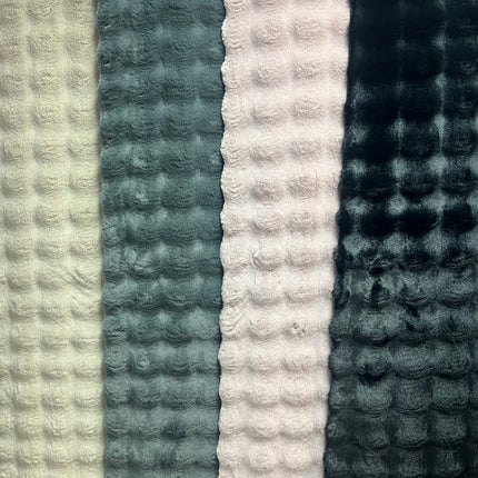 Alfombra suave de piel conejo DISEÑO 3D  NEGRO/GRIS/ROSA/BEIG 200x280