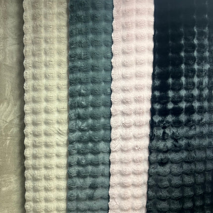 Alfombra suave de piel conejo DISEÑO 3D  NEGRO/GRIS/ROSA/BEIG 200x280