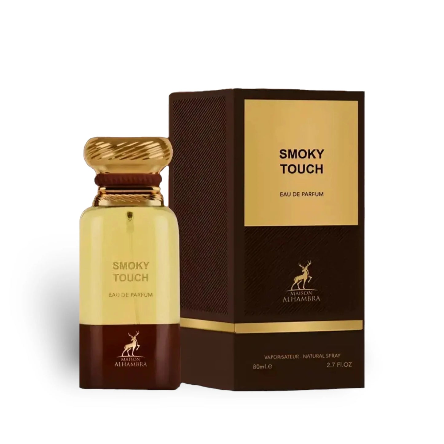 Smoky Touch – Eau de Parfum 80 ml | Ahumado, Cálido y Elegante (Maison Alhambra)