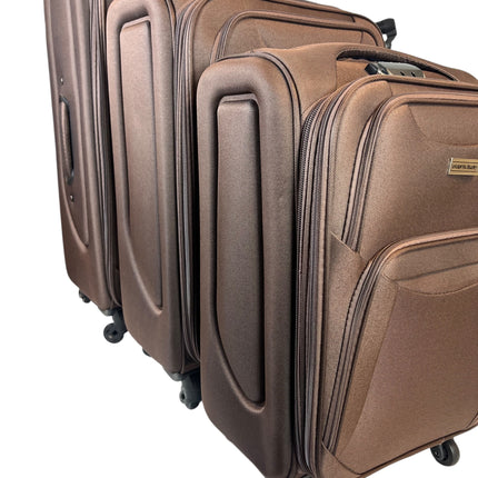 ✈️ Pack de 3 Maletas Resistentes y Elegantes – Viaja con Estilo y Seguridad - COLOR MARRÓN
