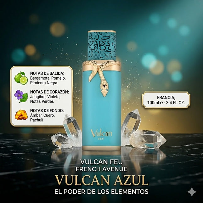 Vulcan Feu de French Avenue Eau de Parfum 100 ml – Intensidade frutada, fresca e viciante