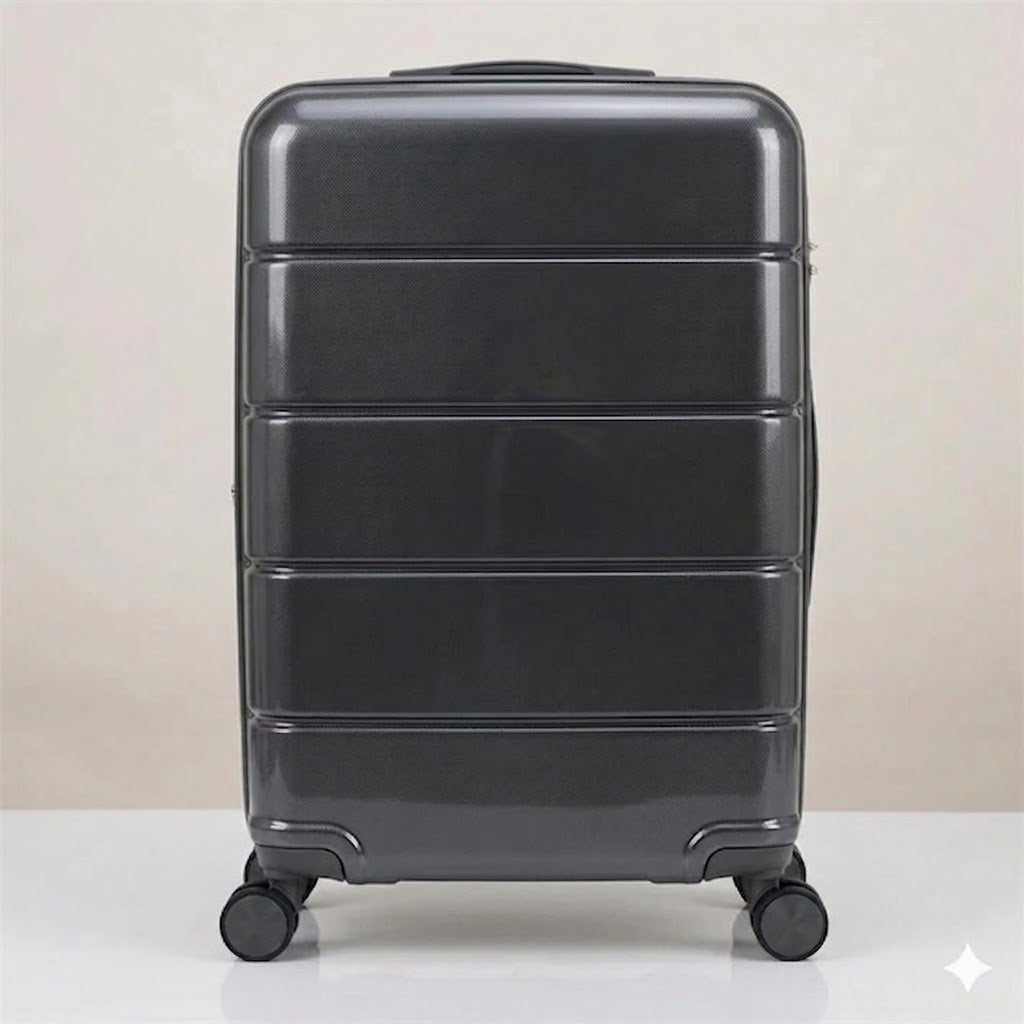 Maleta de Viaje con Ruedas 360º – Disponible en Tamaño Pequeño, Mediano y Grande - GRIS OSCURO