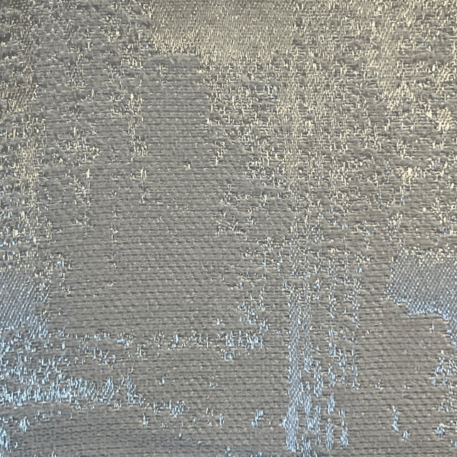 Cortinas Blackout de Poliéster, Padrão de Ondas, 140x260cm - 2 Peças, Elegantes e Modernas - Cinza