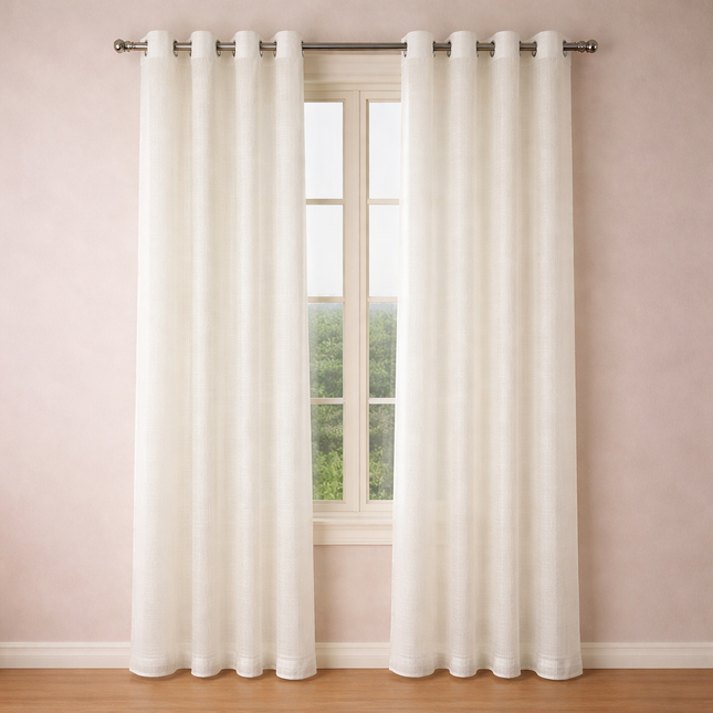 Cortinas Blackout de Poliéster, Padrão de Ondas, 140x260cm - 2 Peças, Elegantes e Modernas - Cinza