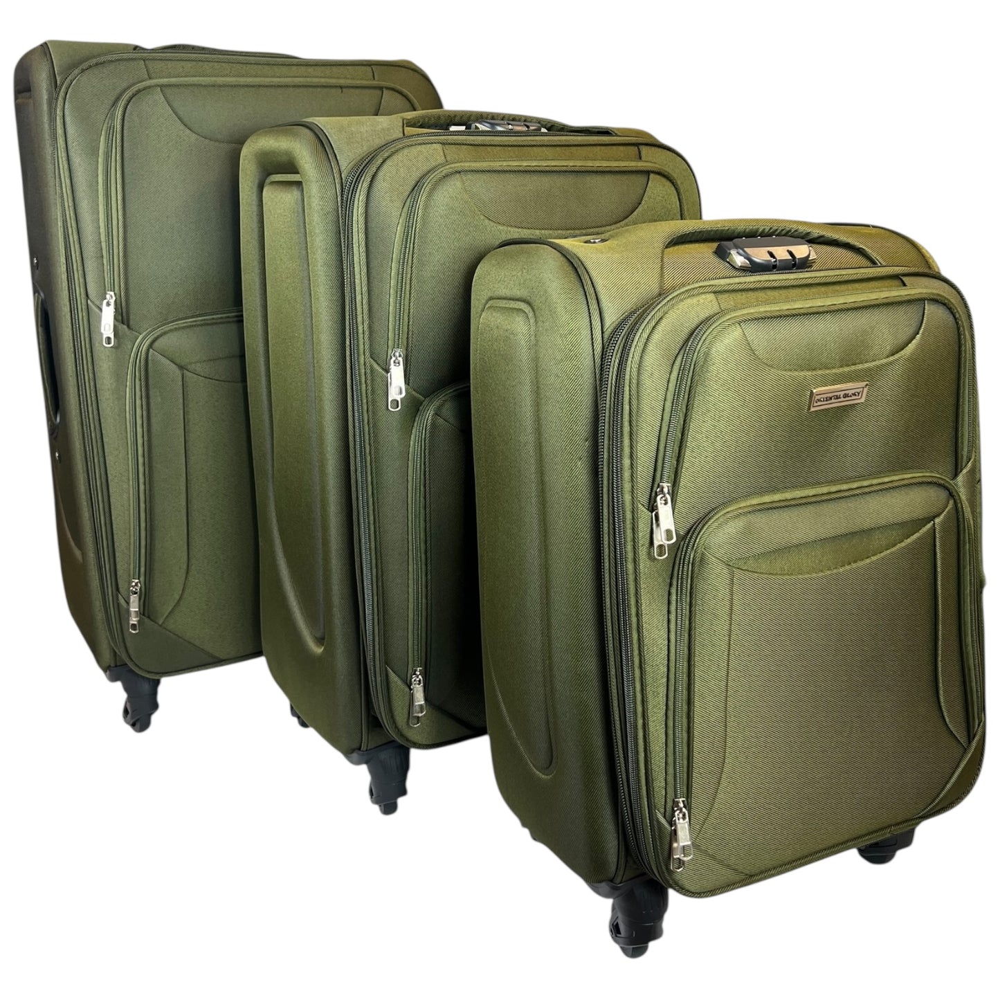 ✈️ Pack de 3 Maletas Resistentes y Elegantes – Viaja con Estilo y Seguridad - COLOR VERDE