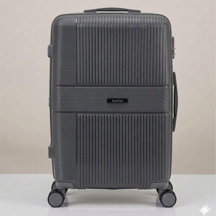 Maleta Rígida de Viaje con Ruedas 360º – Disponible en Tamaño Pequeño, Mediano y Grande - GRIS