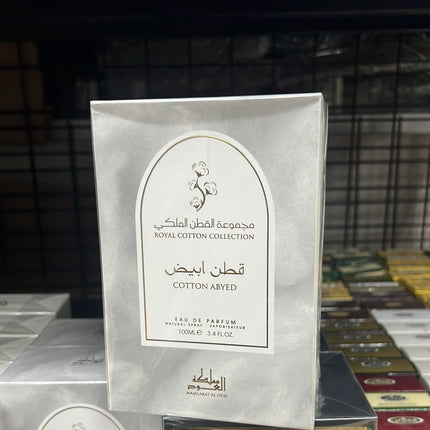🌸 Cotton Abyed Eau de Parfum 100ml de Mamlakat Al Oud - Perfume Femenino de Lujo Importado de Dubai