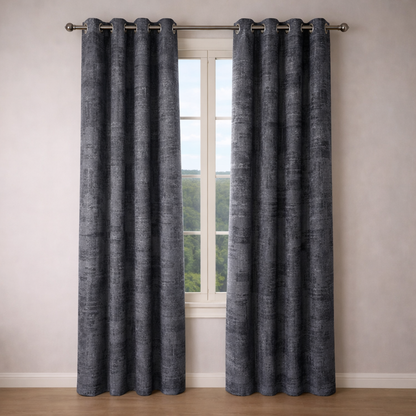 PACK X2 CORTINA JACQUARD MODELO CASERTA 140 x 240 CM