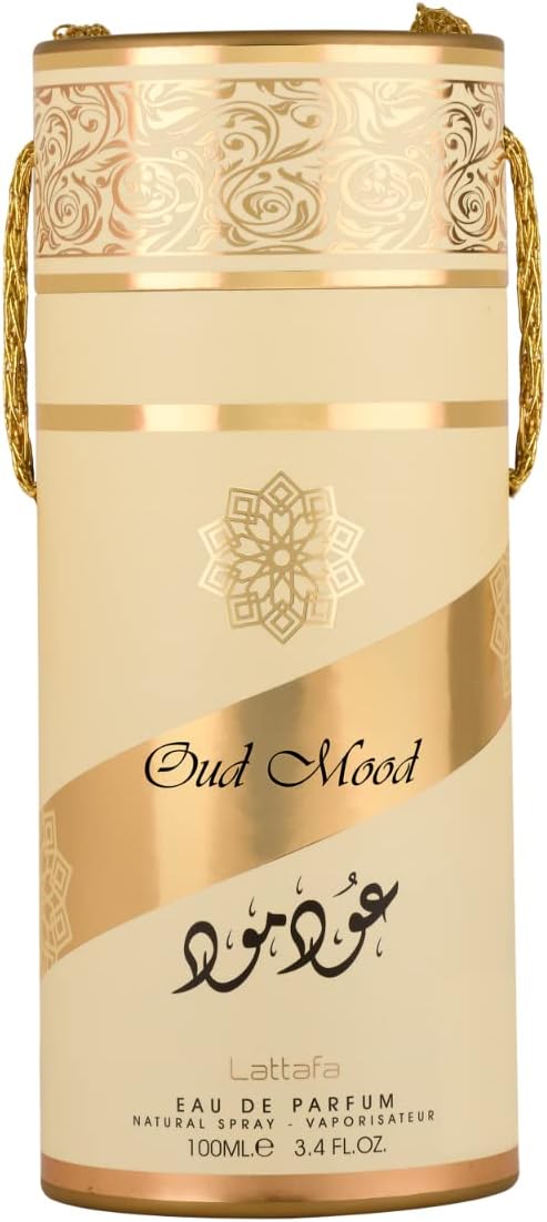 🌹 Buy Oud Mood by Lattafa - Unisex Perfume with Notes of Rose, Saffron and Oud Wood
