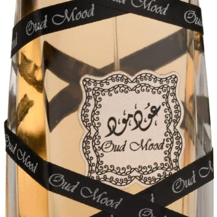 🌹 Comprar Oud Mood de Lattafa - Perfume Unisex con Notas de Rosa, Azafrán y Madera de Oud