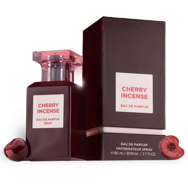 Água Perfumada com Incenso de Cereja Fragrance World Unissex 80ml