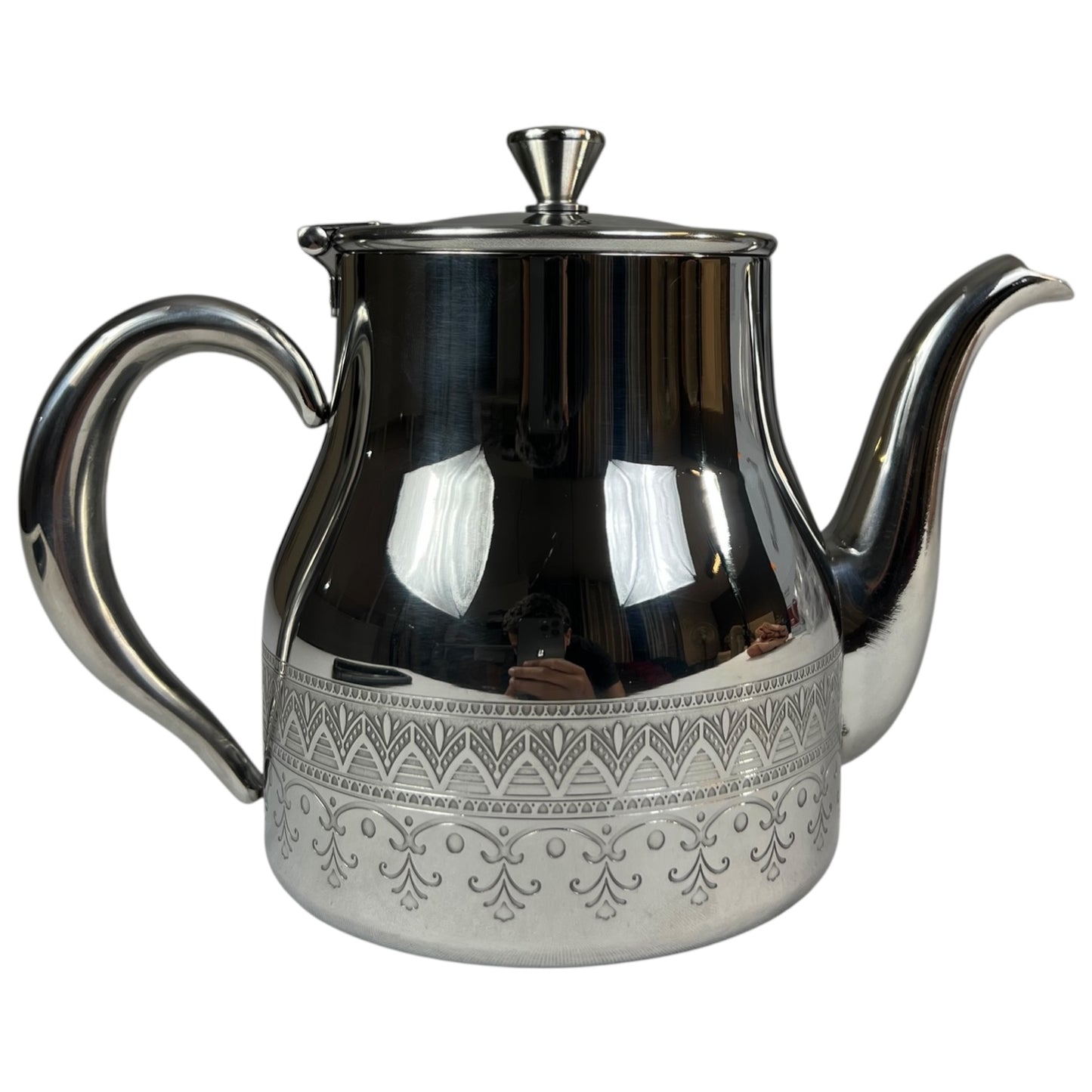 🫖 Tetera Árabe de Acero Inoxidable – Estilo Clásico