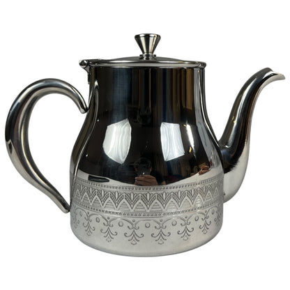 🫖 Tetera Árabe de Acero Inoxidable – Estilo Clásico