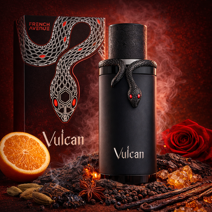 Vulcan Black Friday de French Avenue Eau de Parfum 100 ml – Intensidade escura, couro e elegância masculina